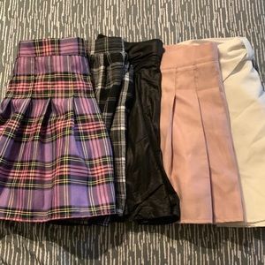 Bundle of 5 girl skirts in EUC